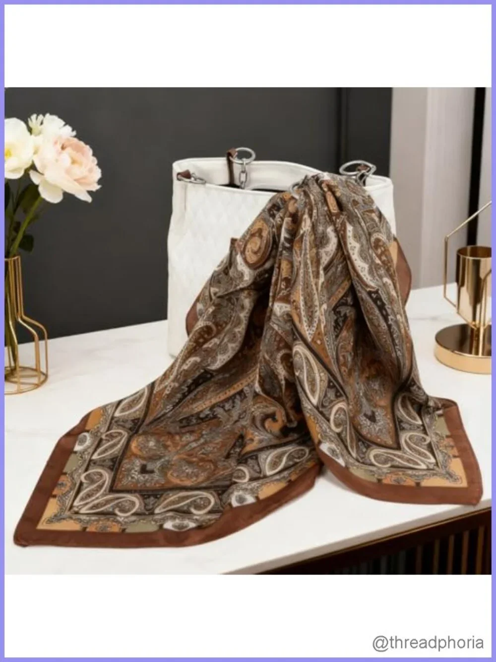 Satin Silk Hair Scarf 3 Pack 27.5 Inch Large Square Head Wrap Bandana